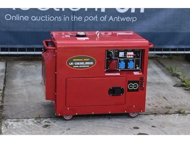 Generator universal kraft uk-diesel9500 diesel 7.5pk nieuw - afbeelding 1 van  1