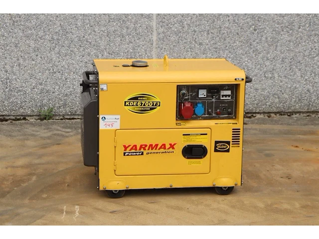 Generator yarmax kde6700t3 silent diesel 6.5kva nieuw - afbeelding 1 van  1