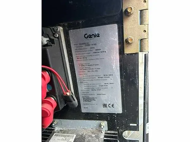 Genie - gs4069dc - elektrisch hoogwerker - afbeelding 8 van  10