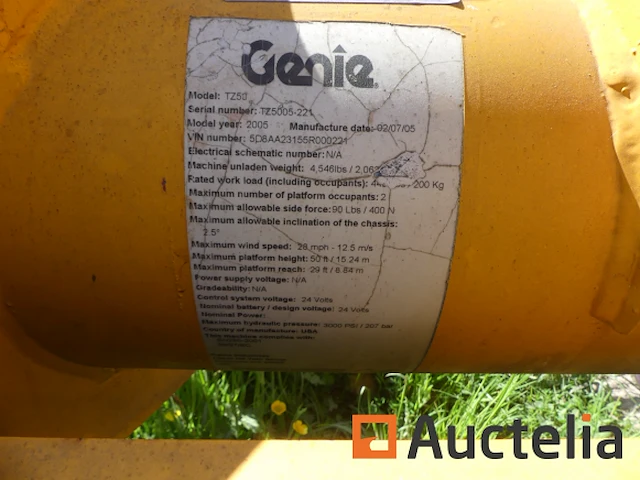 Genie tz50 getrokken hoogwerker - afbeelding 27 van  31