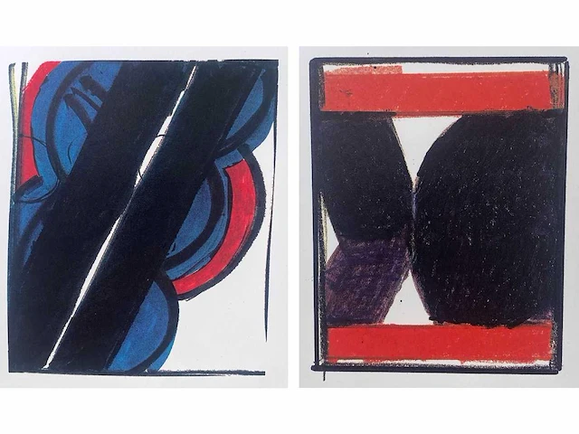 Georg karl pfahler - lot van 2 prints - afbeelding 1 van  7