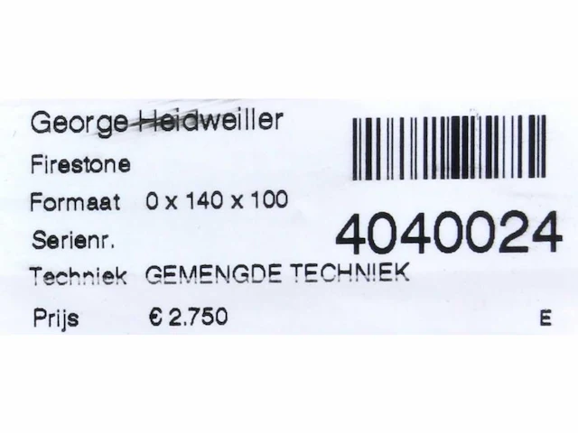 George heidweiller (beverwijk, 1963) - origineel, groot - afbeelding 7 van  12