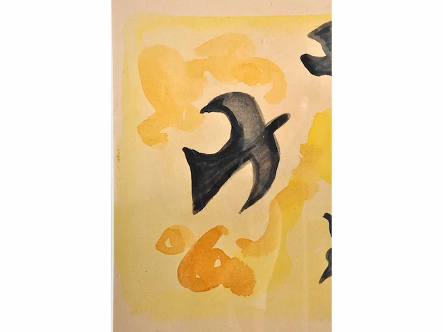 Georges braque - les oiseaux - zeefdruk - afbeelding 4 van  7