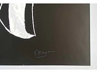 Georges braque - portret - zeefdruk - afbeelding 3 van  4