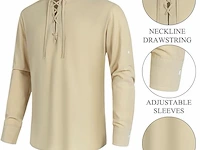 Geplaimir middeleeuws kostuum voor heren, m - afbeelding 3 van  4