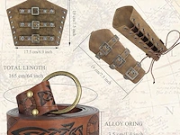 Geplaimir middeleeuws kostuum voor heren, m - afbeelding 4 van  4