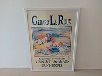 Gérard le roux - gesigneerde affiche - afbeelding 1 van  6