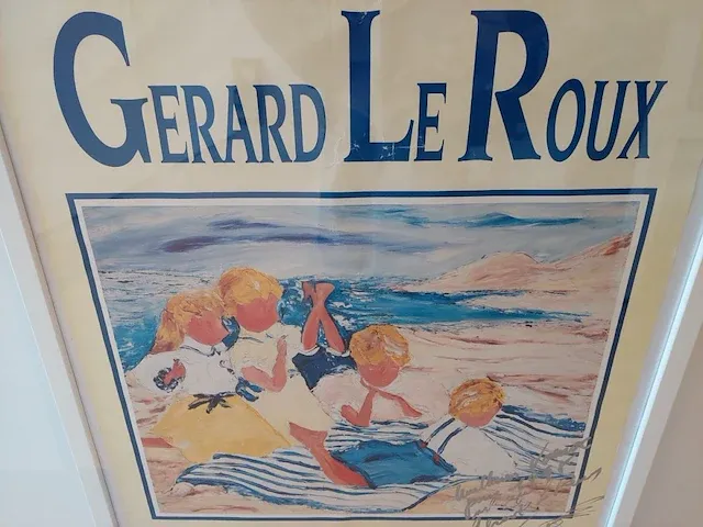 Gérard le roux - gesigneerde affiche - afbeelding 4 van  6
