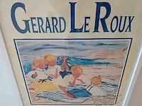 Gérard le roux - gesigneerde affiche - afbeelding 4 van  6