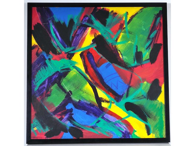 Gerard vanhove - tshibinda ilonga - acryl op paneel - afbeelding 4 van  11