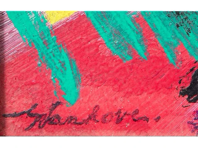 Gerard vanhove (1942-1994) - tshibinda ilonga - acryl op paneel - afbeelding 2 van  4