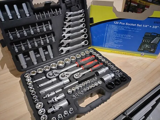 Gereedschapset 120 delig - afbeelding 1 van  4