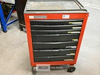 Gereedschapskast - merk : facom - met inhoud - afbeelding 1 van  3