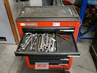Gereedschapskast - merk : facom - met inhoud - afbeelding 2 van  3