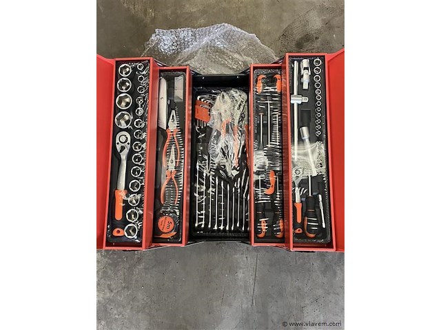 Gereedschapskist met 85 stuks gereedschap - afbeelding 1 van  7