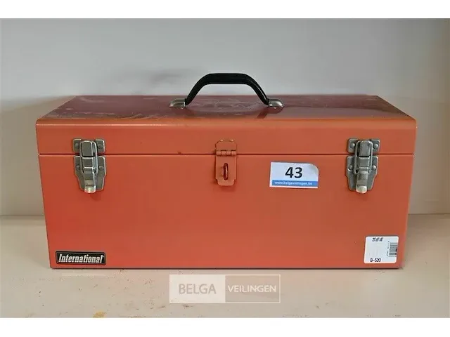 Gereedschapskoffer ijzer - afbeelding 1 van  3
