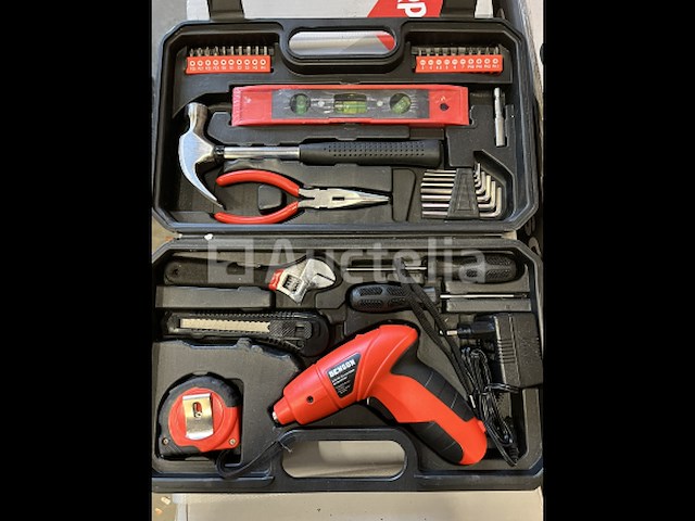 Gereedschapsset in koffer - afbeelding 1 van  3