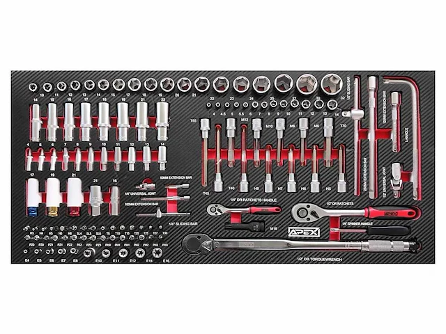 Gereedschapswagen apex red - afbeelding 7 van  12