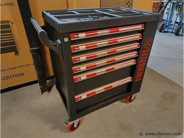 Gereedschapswagen eversteel - afbeelding 1 van  7