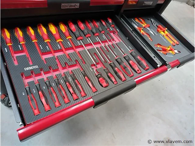 Gereedschapswagen gevuld eversteel heavy duty 12/11 - afbeelding 17 van  17