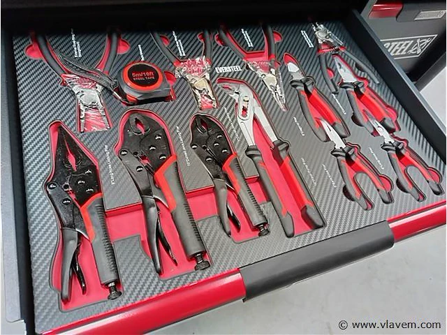 Gereedschapswagen gevuld eversteel heavy duty 12/11 - afbeelding 5 van  17
