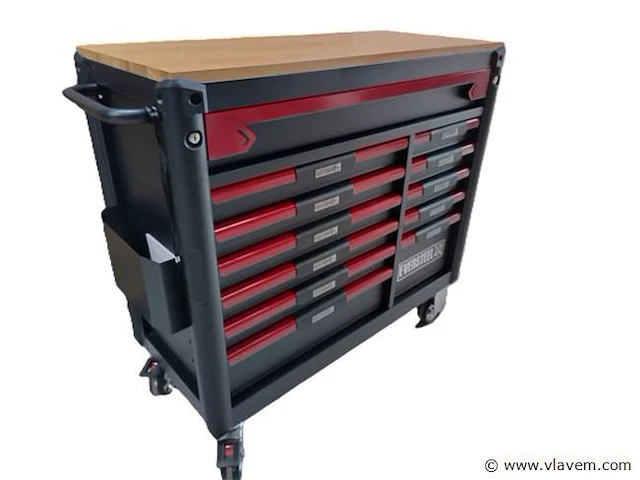 Gereedschapswagen gevuld eversteel heavy duty 12/11 - afbeelding 1 van  17