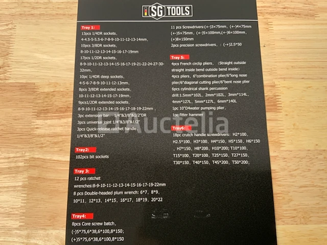 Gereedschapswagen stahlgruppe 258 delig - afbeelding 7 van  14