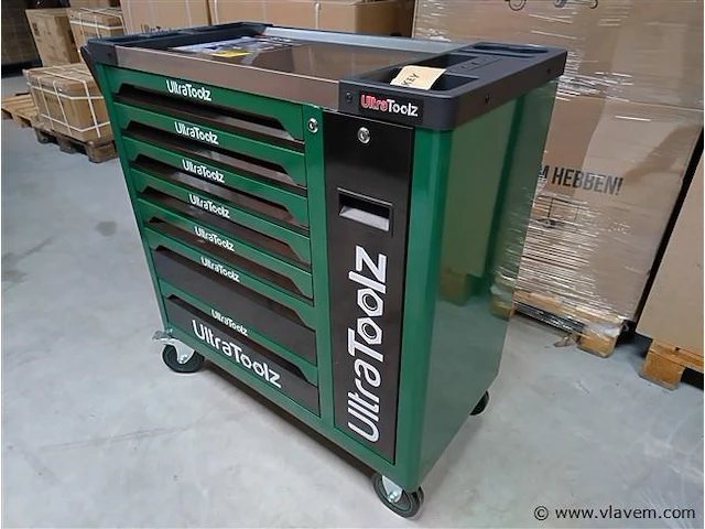 Gereedschapswagen ultra toolz "green"7/7 +1 - afbeelding 3 van  18
