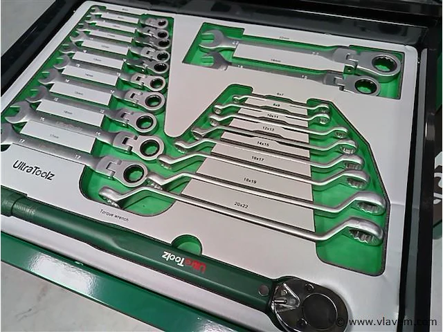 Gereedschapswagen ultra toolz "green"7/7 +1 - afbeelding 6 van  18
