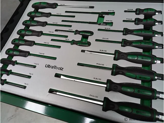 Gereedschapswagen ultra toolz "green"7/7 +1 - afbeelding 13 van  18