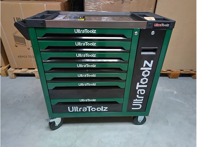 Gereedschapswagen ultra toolz "green"7/7 +1 - afbeelding 12 van  20
