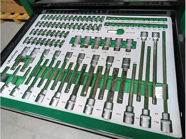 Gereedschapswagen ultra toolz "green"7/7 +1 - afbeelding 9 van  20