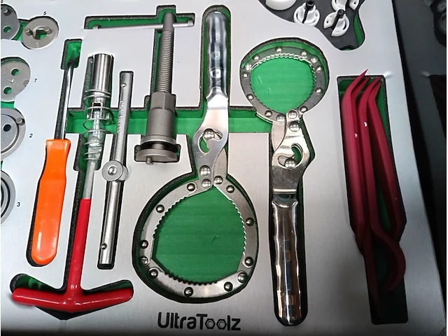 Gereedschapswagen ultra toolz "green"7/7 +1 - afbeelding 10 van  20