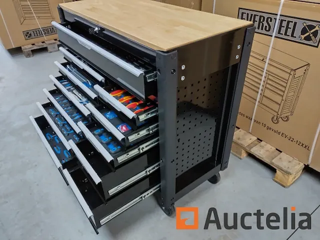 Gereedschapswagen xxxl "special jumbo edition" eversteel - afbeelding 10 van  22
