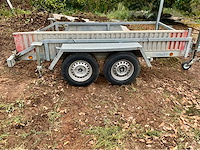 Geremde aanhangwagen - 3000kg - met rijplaten - afbeelding 5 van  12