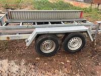 Geremde aanhangwagen - 3000kg - met rijplaten - afbeelding 10 van  12