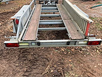 Geremde aanhangwagen - 3000kg - met rijplaten - afbeelding 12 van  12