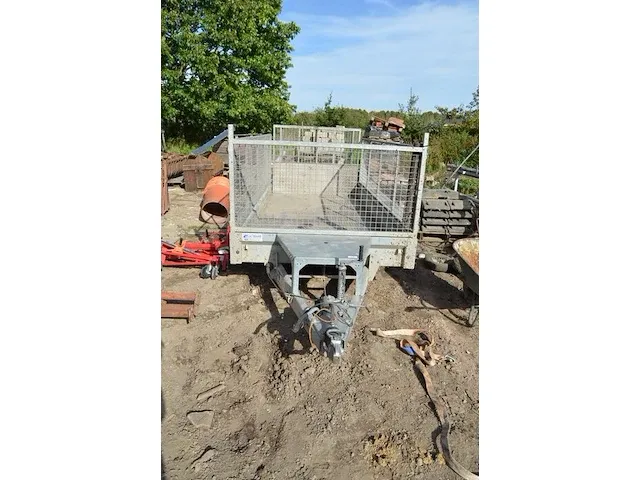 Geremde aanhangwagen dubbel as ifor williams type 2hb gx125hd 3500kg - afbeelding 2 van  16