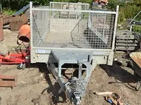 Geremde aanhangwagen dubbel as ifor williams type 2hb gx125hd 3500kg - afbeelding 2 van  16