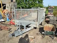Geremde aanhangwagen dubbel as ifor williams type 2hb gx125hd 3500kg - afbeelding 4 van  16
