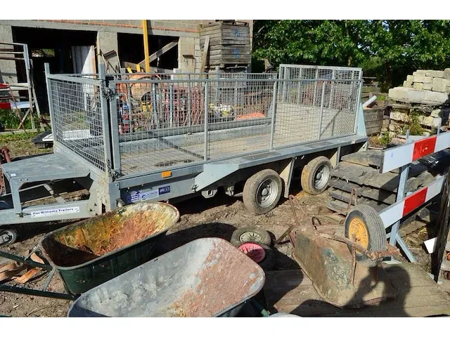 Geremde aanhangwagen dubbel as ifor williams type 2hb gx125hd 3500kg - afbeelding 5 van  16
