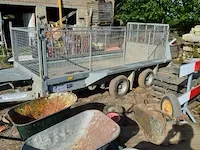 Geremde aanhangwagen dubbel as ifor williams type 2hb gx125hd 3500kg - afbeelding 5 van  16