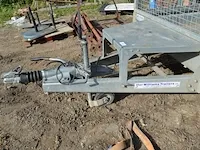 Geremde aanhangwagen dubbel as ifor williams type 2hb gx125hd 3500kg - afbeelding 6 van  16