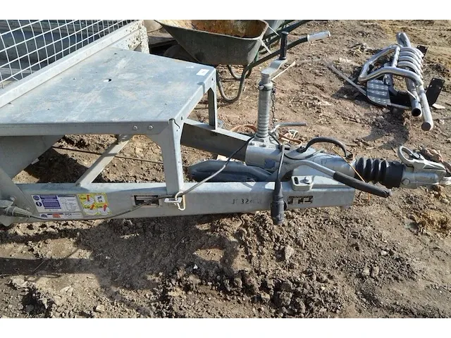 Geremde aanhangwagen dubbel as ifor williams type 2hb gx125hd 3500kg - afbeelding 7 van  16