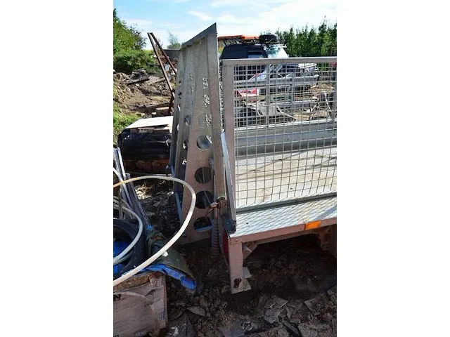 Geremde aanhangwagen dubbel as ifor williams type 2hb gx125hd 3500kg - afbeelding 9 van  16