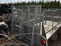 Geremde aanhangwagen dubbel as ifor williams type 2hb gx125hd 3500kg - afbeelding 10 van  16