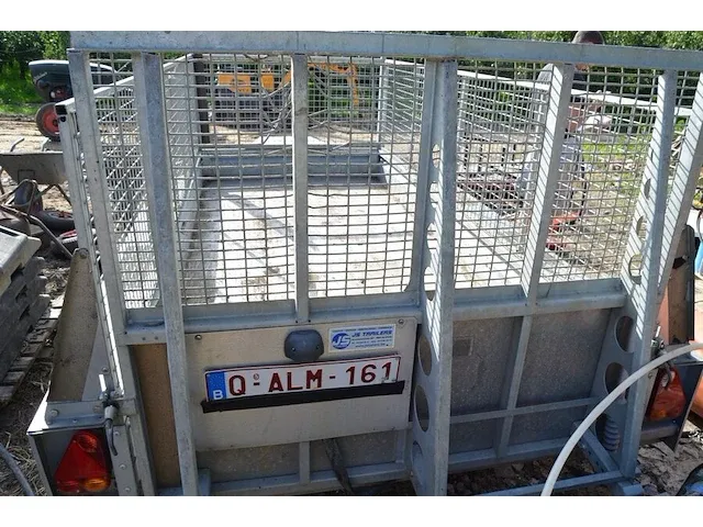 Geremde aanhangwagen dubbel as ifor williams type 2hb gx125hd 3500kg - afbeelding 11 van  16