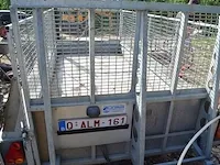 Geremde aanhangwagen dubbel as ifor williams type 2hb gx125hd 3500kg - afbeelding 11 van  16