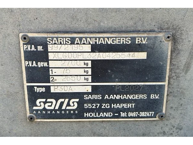 Geremde aanhangwagen saris - afbeelding 2 van  17