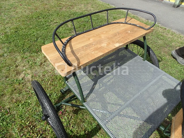 Gerestaureerde paardenkoets (metallic, gepoedercoat) - afbeelding 9 van  21